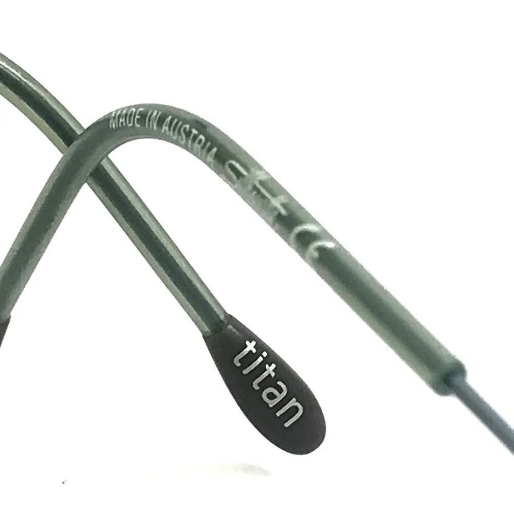Silhouette Sunglasses M8568 /45 6075 Blue Rimless Frames with Light Blue Lenses